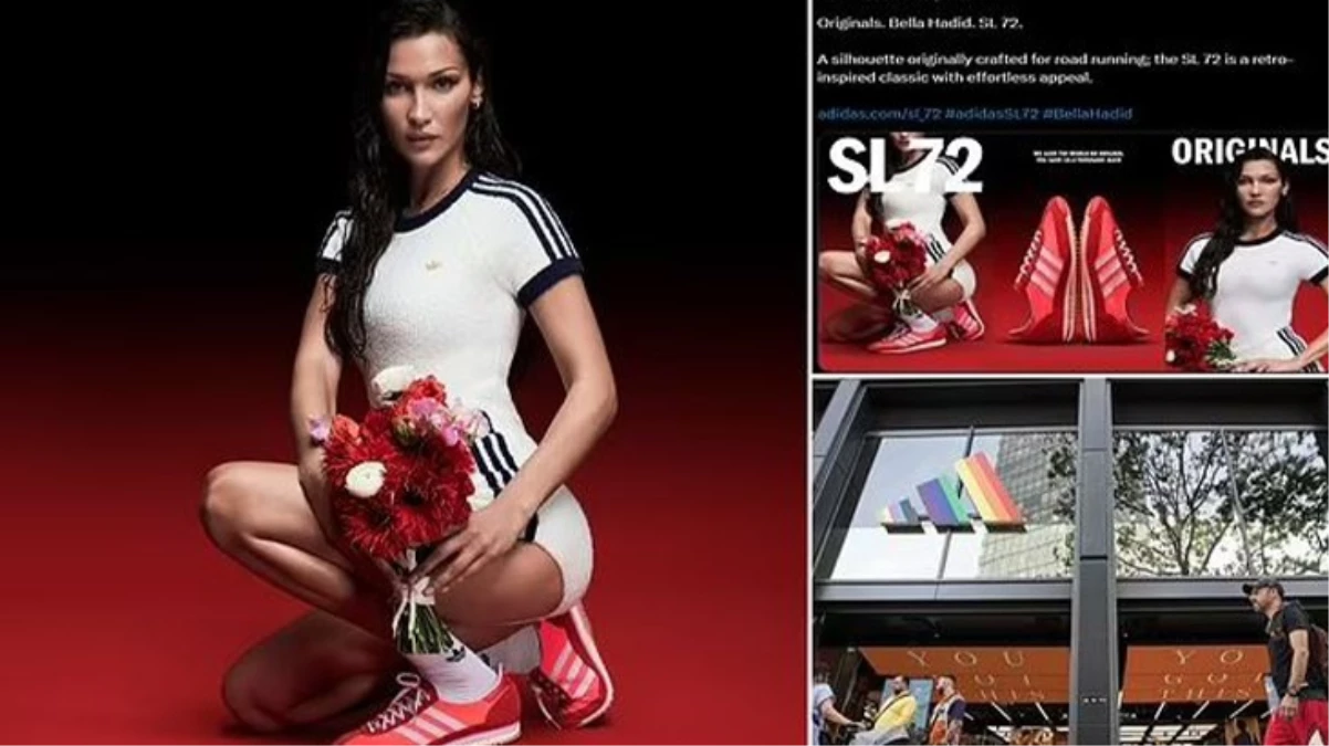 Adidas, 1972 Münih Olimpiyatları temalı ayakkabı kampanyasından Filistin yanlısı model Bella Hadid'i çıkardı, karar İsrail'in tepkisi sonrası alındı