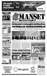 KAHRAMANMARAŞ MANŞET