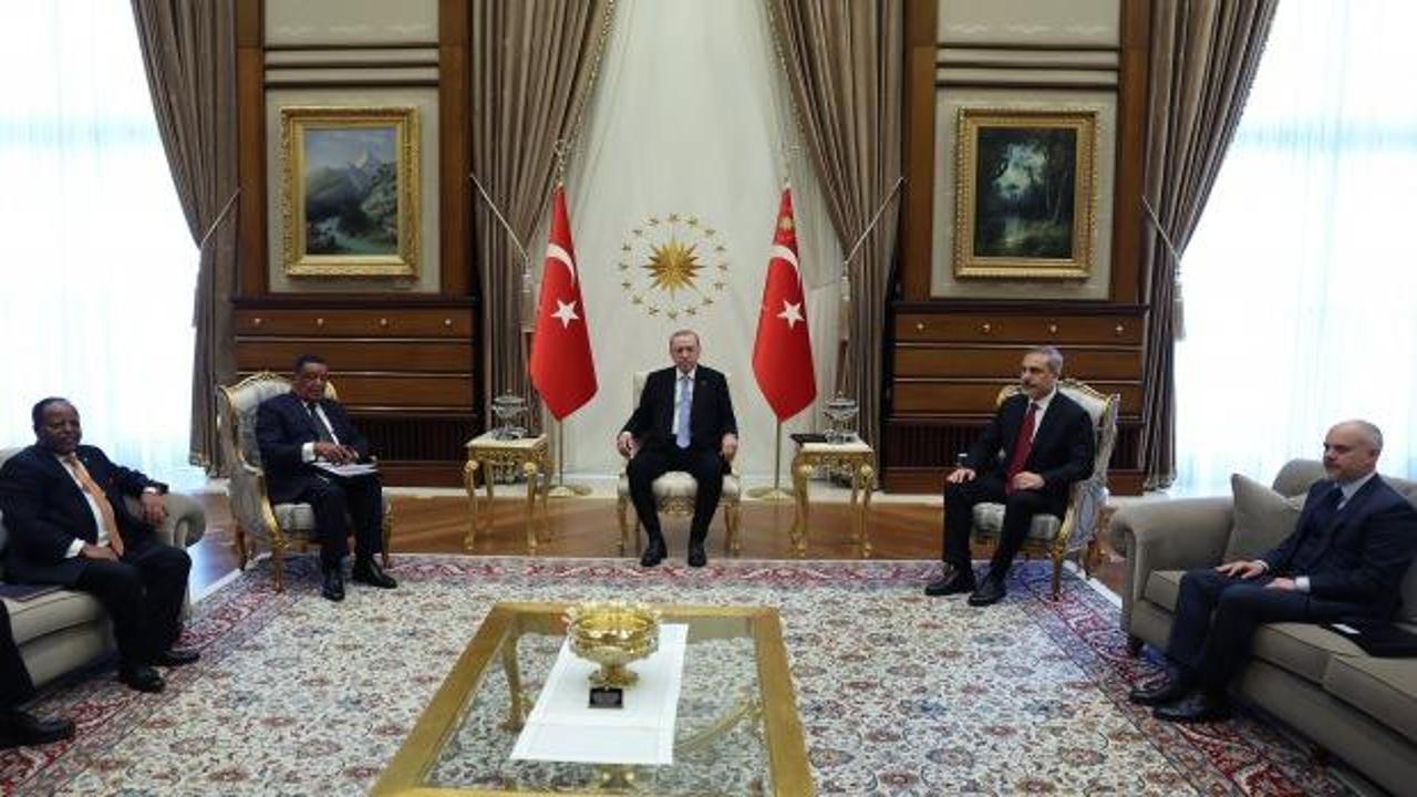 Cumhurbaşkanı Erdoğan, eski Etiyopya Cumhurbaşkanı Wirtu’yu kabul etti