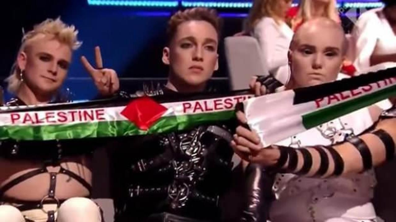 Eurovision’da Filistin protestosu! Harekete geçtiler