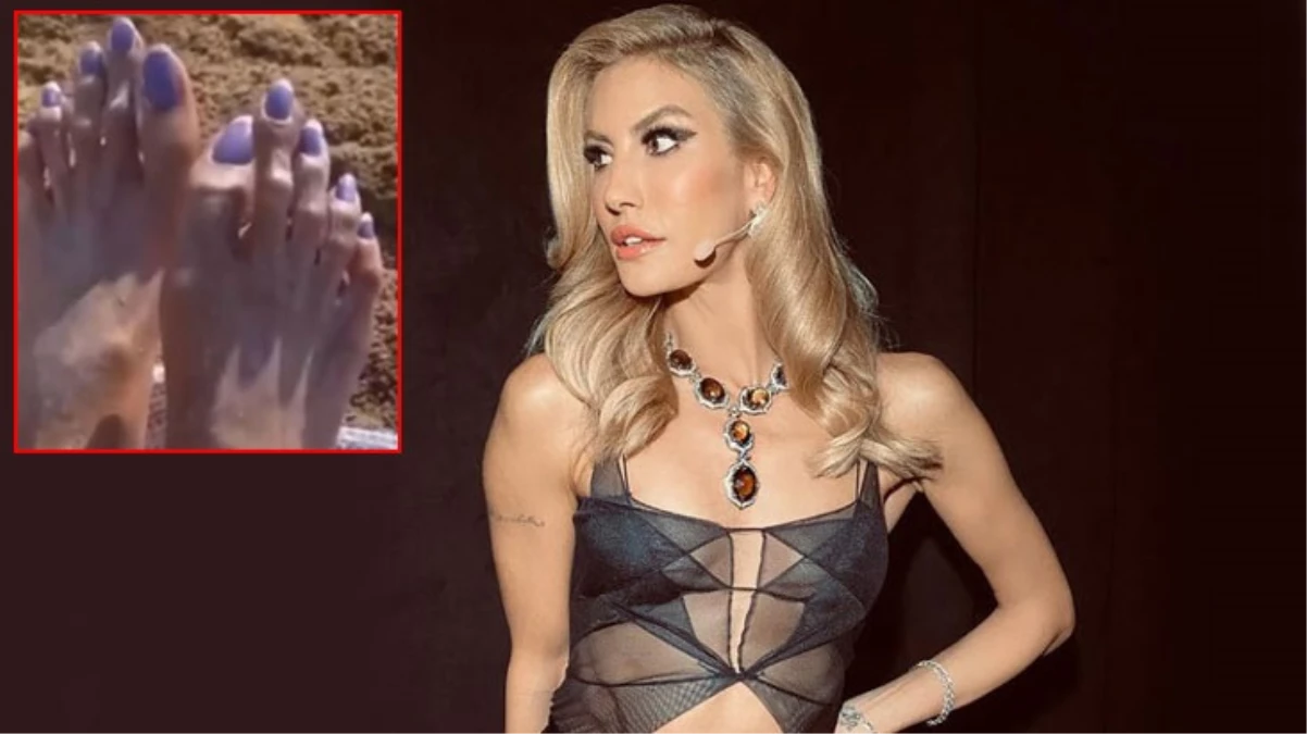 O ayaklar Çağla Şıkel’in mi? Hayranlarını inandırmak için video paylaştı