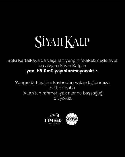 Siyah Kalp'in stil danışmanı yangında hayatını kaybetmişti: Dizinin yeni bölümü için açıklama geldi