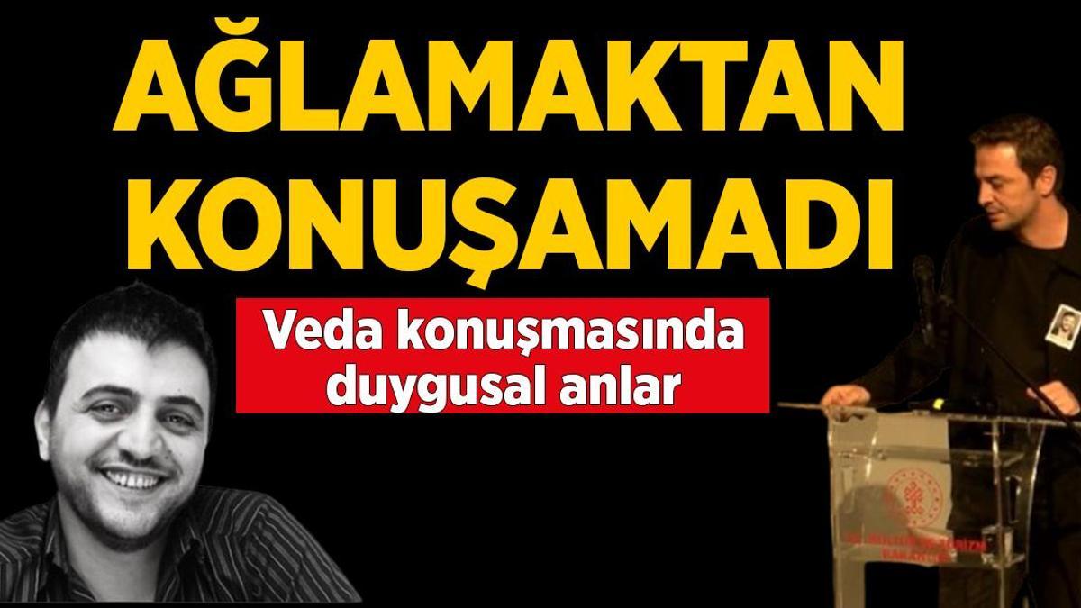 Şinasi Yurtsever’e veda konuşmasında duygusal anlar! Ahmet Kural gözyaşlarına hakim olamadı