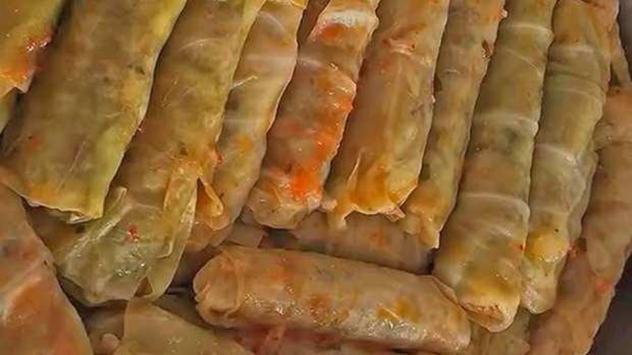 Lahana sarmasını bir de böyle deneyin! Bursa’nın geleneksel yorumu