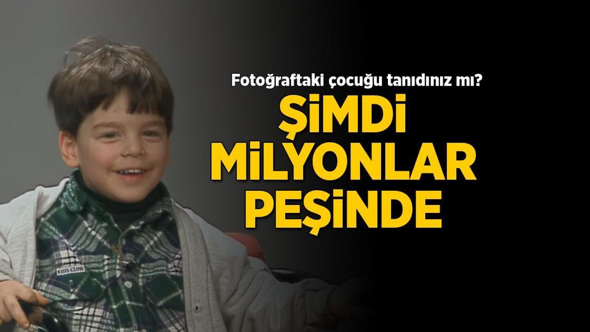 Fotoğraftaki çocuğu tanıdınız mı? ‘Meğer hayallerimin ilk adımını atmışım’
