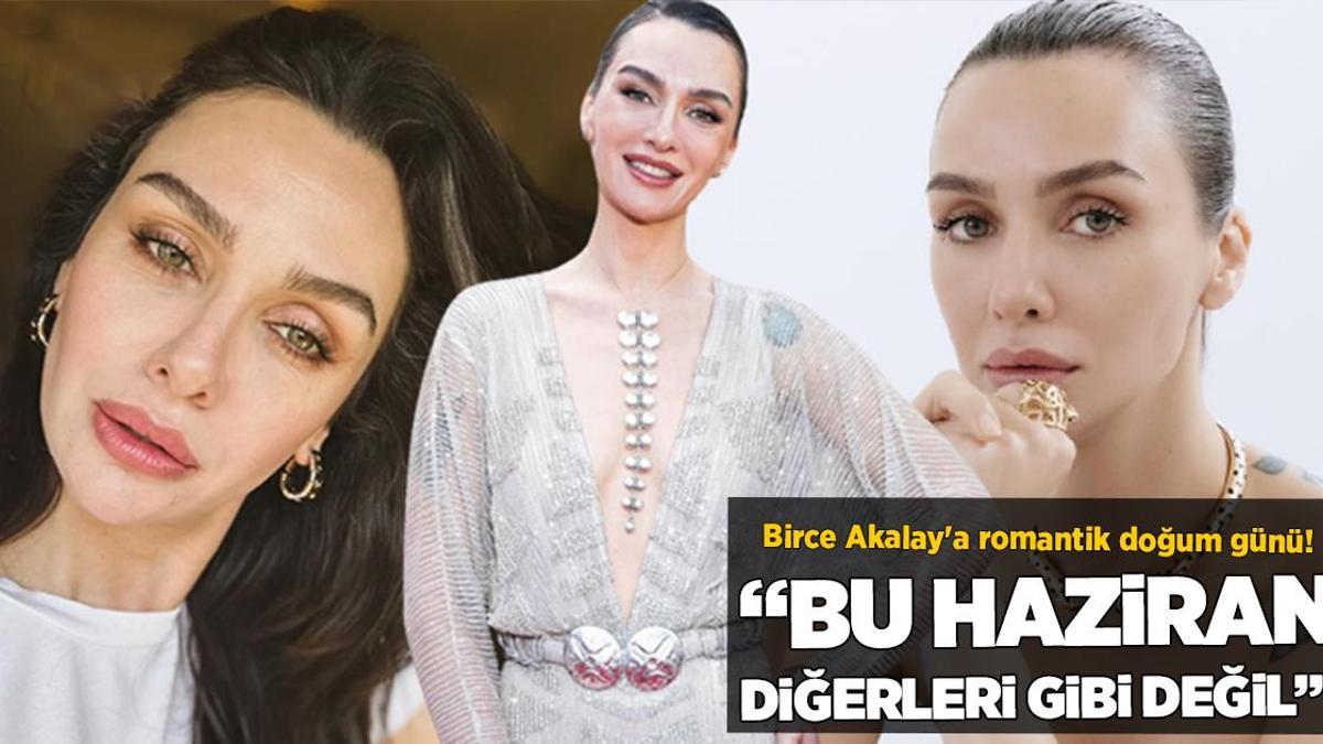Birce Akalay’a romantik doğum günü! Partiye ünlü isimler akın etti