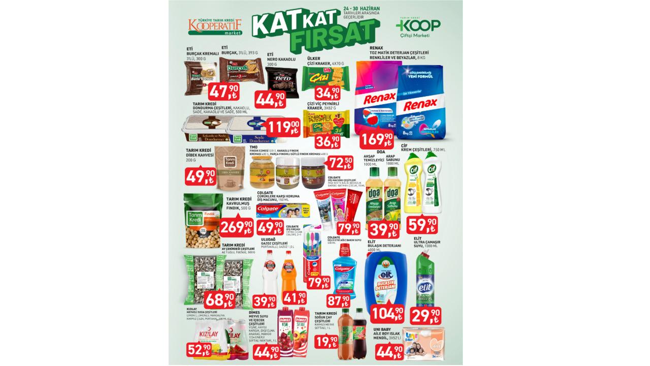 Tarım Kredi Market 24-30 Haziran aktüel ürünler kataloğu! Yeni fiyatlar şaşırttı