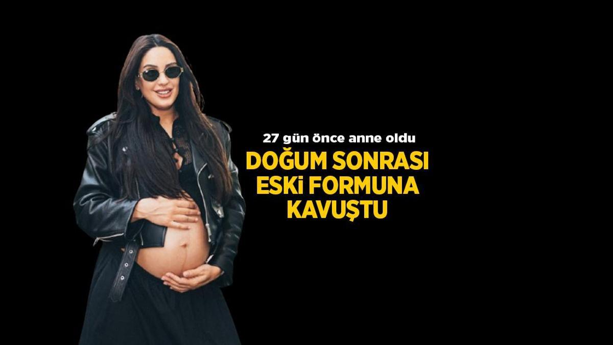 Doğum sonrası eski formuna kavuştu… Fit haliyle dikkat çekti! Kaç kilo verdiğini açıkladı
