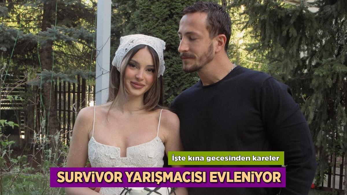 Kına gecesi olay oldu! Survivor Berkan Karabulut ile Lale Onuk evleniyor