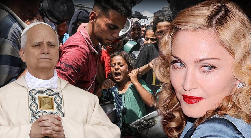 Madonna ‘dayanamıyorum’ diyerek Papa’ya çağrıda bulundu: Çok geç olmadan Gazze’ye gidin