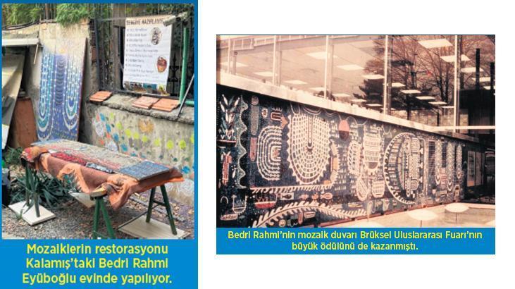 Brüksel mozaikleri 67 yıl sonra yenileniyor