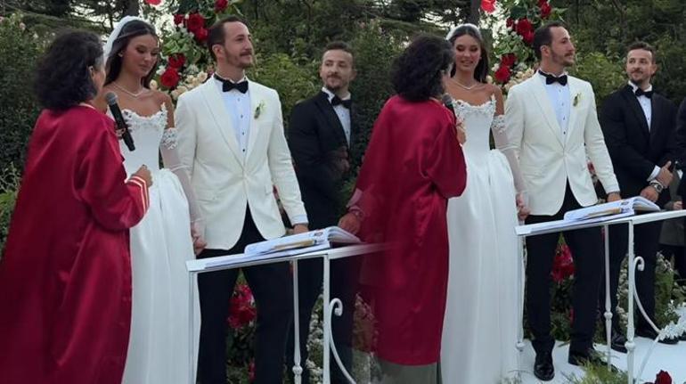 Survivor Berkan Karabulut ve Lale Onuk evlendi! Gelinliği sosyal medyada olay oldu