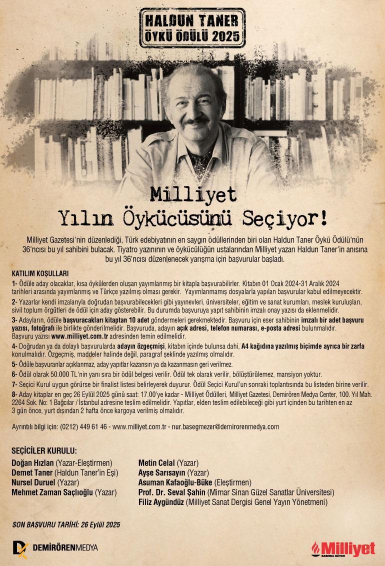 'Haldun Taner Öykü Ödülü' yarışması yılın öykücüsünü seçiyor