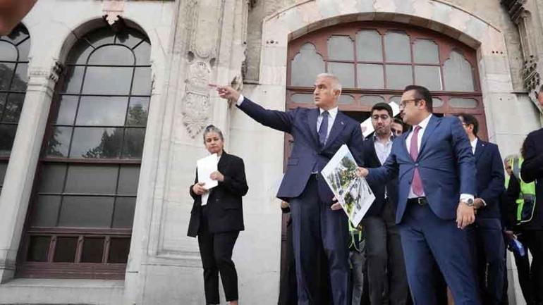 Sirkeci Garı kültür ve sanatla yeniden doğuyor! Bakan Ersoy: 2026 Kültür Yolu Festivali’ne yetişecek
