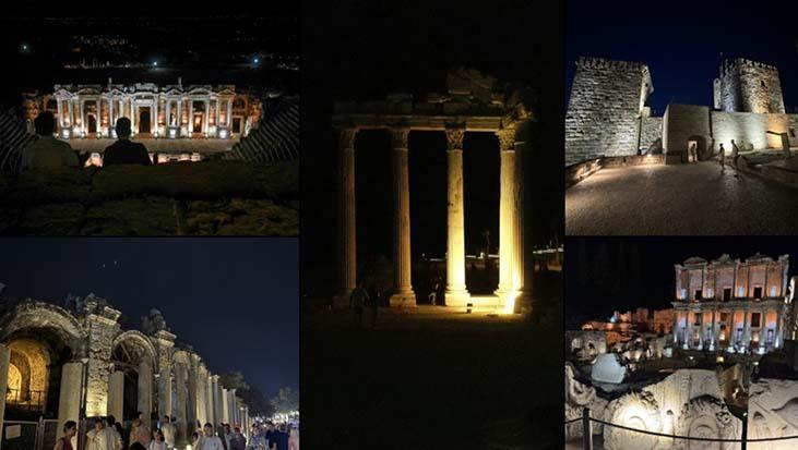 Gece müzeciliğinde heyecan sürecek! Efes, Side ve Galata Kulesi’nde ziyaretler uzatıldı