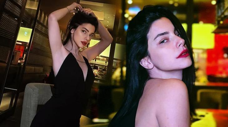 Merve Boluğur’u daha önce böyle görmediniz! Victoria’s Secret mankenlerine gönderme