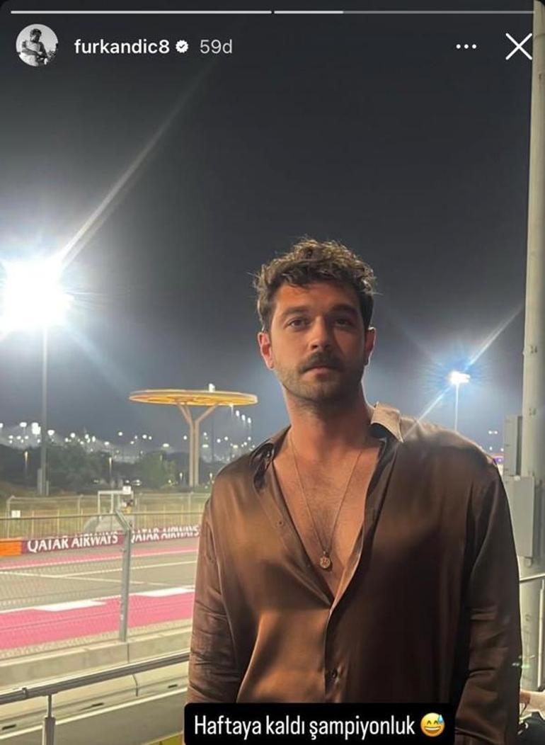 Furkan Andıç'tan Formula 1 paylaşımı! 'Haftaya kaldı'
