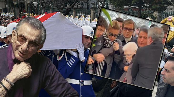 Haldun Dormen’e veda! Cenazede usta oyuncu İzzet Günay fenalaştı