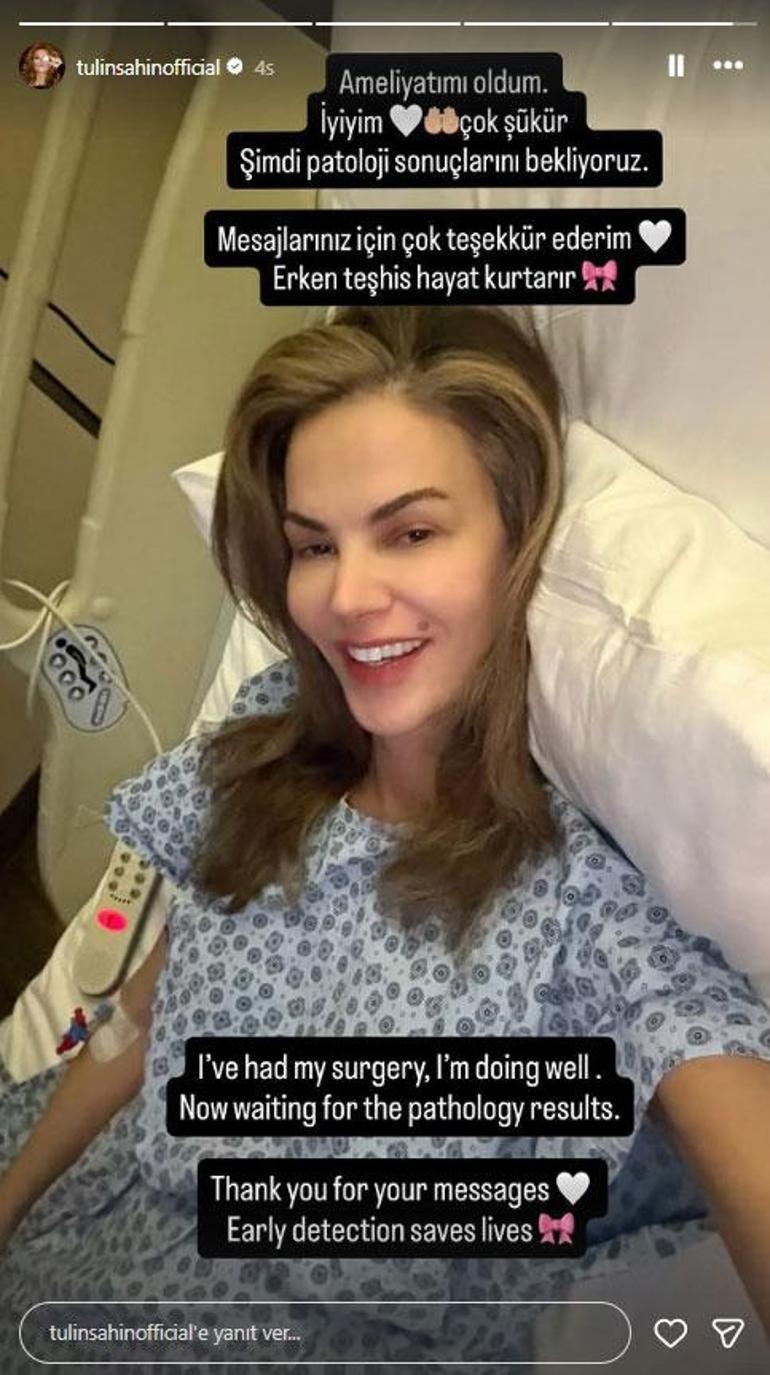 Tülin Şahin ameliyat oldu! ‘Patoloji sonuçlarını bekliyoruz’