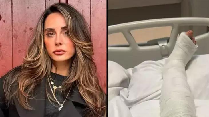 Bacağı iki yerden kırılmıştı! Yasemin Yürük: Acıdan nefesim kesiliyor