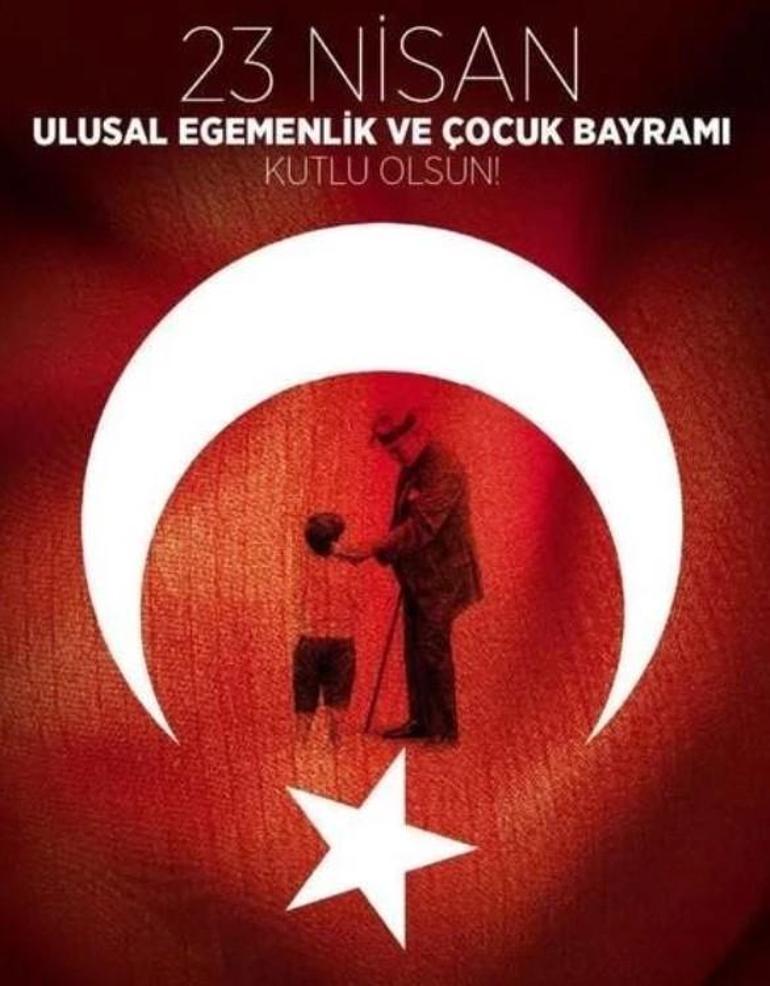 Ünlülerden 23 Nisan Ulusal Egemenlik ve Çocuk Bayramı paylaşımı