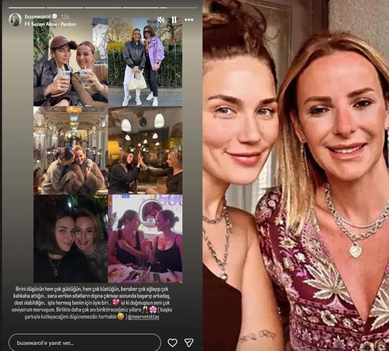 Kriz sona erdi! Buse Varol’dan eltisine doğum günü mesajı: Hem çok güldüğüm hem çok küstüğüm