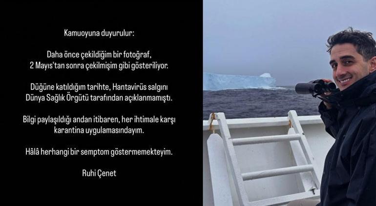 Ruhi Çenet’ten 'hantavirüs testi pozitif çıktı' iddialarına yanıt!