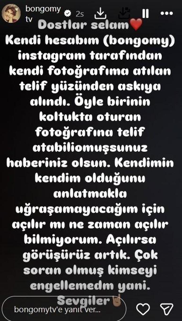 Giray Altınok'un Instagram hesabı kapatıldı! 'Açılır mı ne zaman açılır bilmiyorum'
