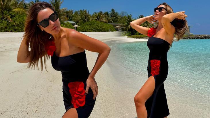 Plajdan paylaştı! Sezonu açan Hadise fit haliyle dikkat çekti