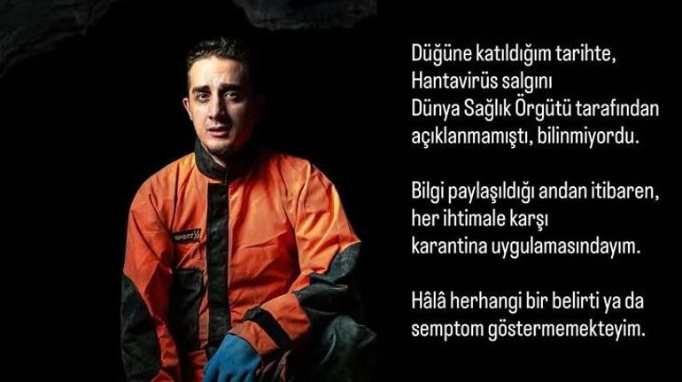 Düğün fotoğrafına tepki yağmıştı! Ruhi Çenet'ten hantavirüs ve karantina açıklaması