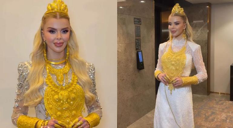 Sosyal medya fenomeni Çağla Öz ile Vanlı Kara Haydar’dan evliliğe ilk adım! Nişanda milyonluk altın şovu