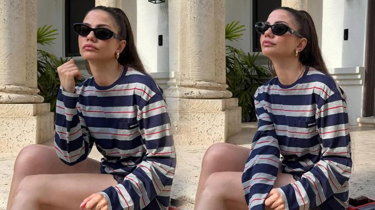 Eşref Rüya’nın yıldızı paylaştı! Demet Özdemir’in pozlarına beğeni yağmuru