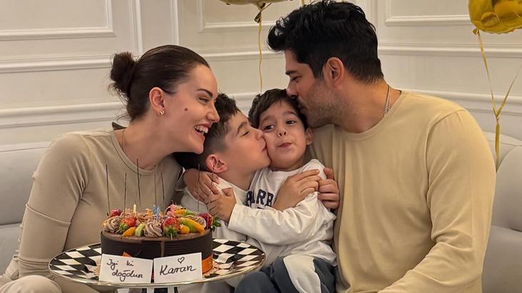 Fahriye Evcen paylaştı! Mutlu aile tablosuna beğeni yağdı