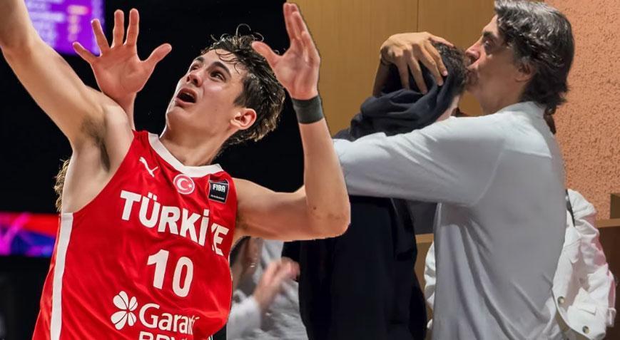 Yarı finalde büyük hüzün! İbrahim Kutluay oğlunu teselli etti