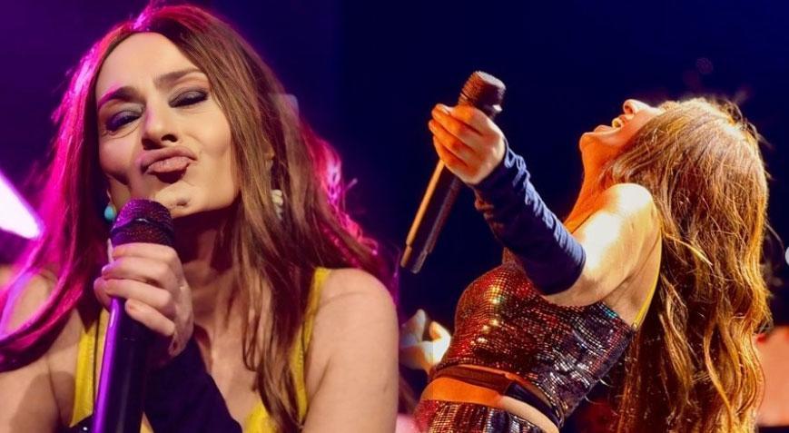 Yıldız Tilbe’nin sahne şovu olay oldu! Dansı geceye damga vurdu