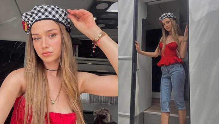 Daha 17’nin Leyla’sından gün batımı pozları! Rol arkadaşı kayıtsız kalamadı