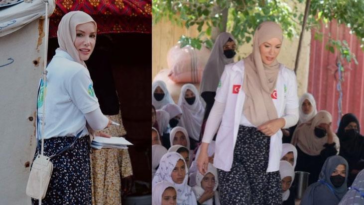 Gamze Özçelik 8 yıl sonra oyunculuğa döndü! İşte setten ilk kareler
