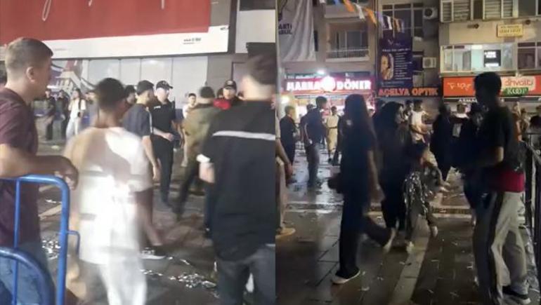 Poizi konserinde ortalık karıştı! Tekmeli yumruklu kavga kamerada