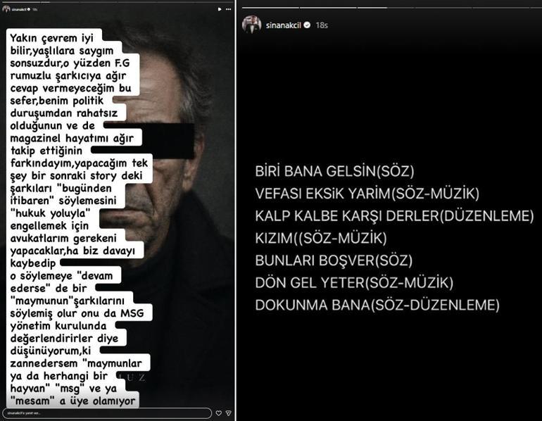 Dostlar düşman oldu! Ferhat Göçer'den Sinan Akçıl'a sert sözler: Medya maymunluğu yapıyor