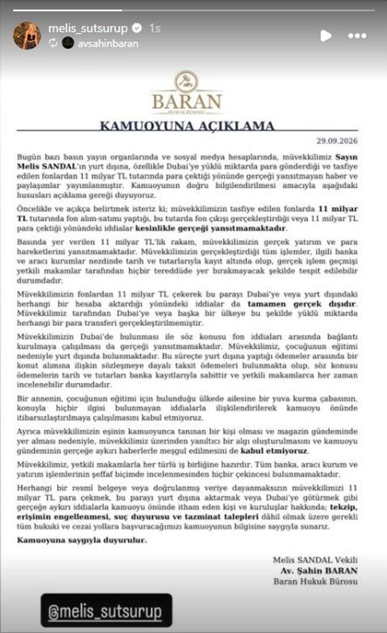 Mustafa Sandal’dan Dubai ve 11 milyar TL iddialarına yanıt! 'Eşim ama ortağım değil'