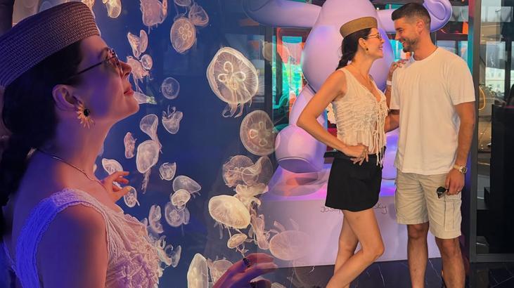 Dubai’de romantik tatil! Yıldız Çağrı Atiksoy ve Berk Oktay aşk tazeledi