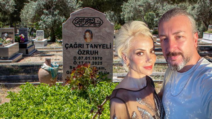 Tanyeli’nin eşinden duygu yüklü paylaşım! Mezardaki rüzgar gülü detayı kahretti