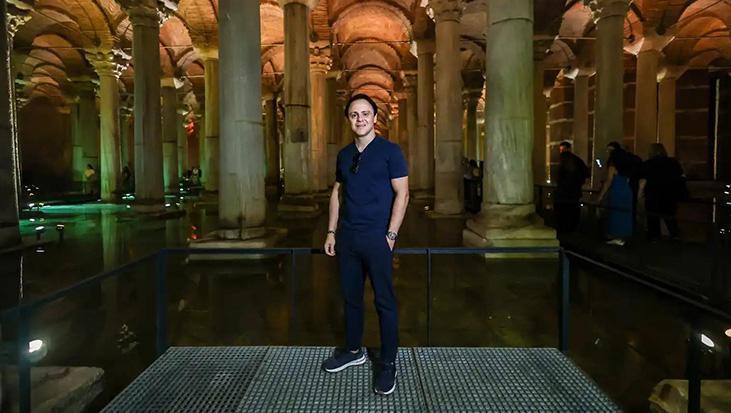 F1’in efsane pilotu Felipe Massa, İstanbul’un tarih ve gastronomisine hayran kaldı