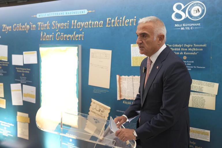 Ziya Gökalp'in fikri mirası doğumunun 150. yılında Milli Kütüphane'de